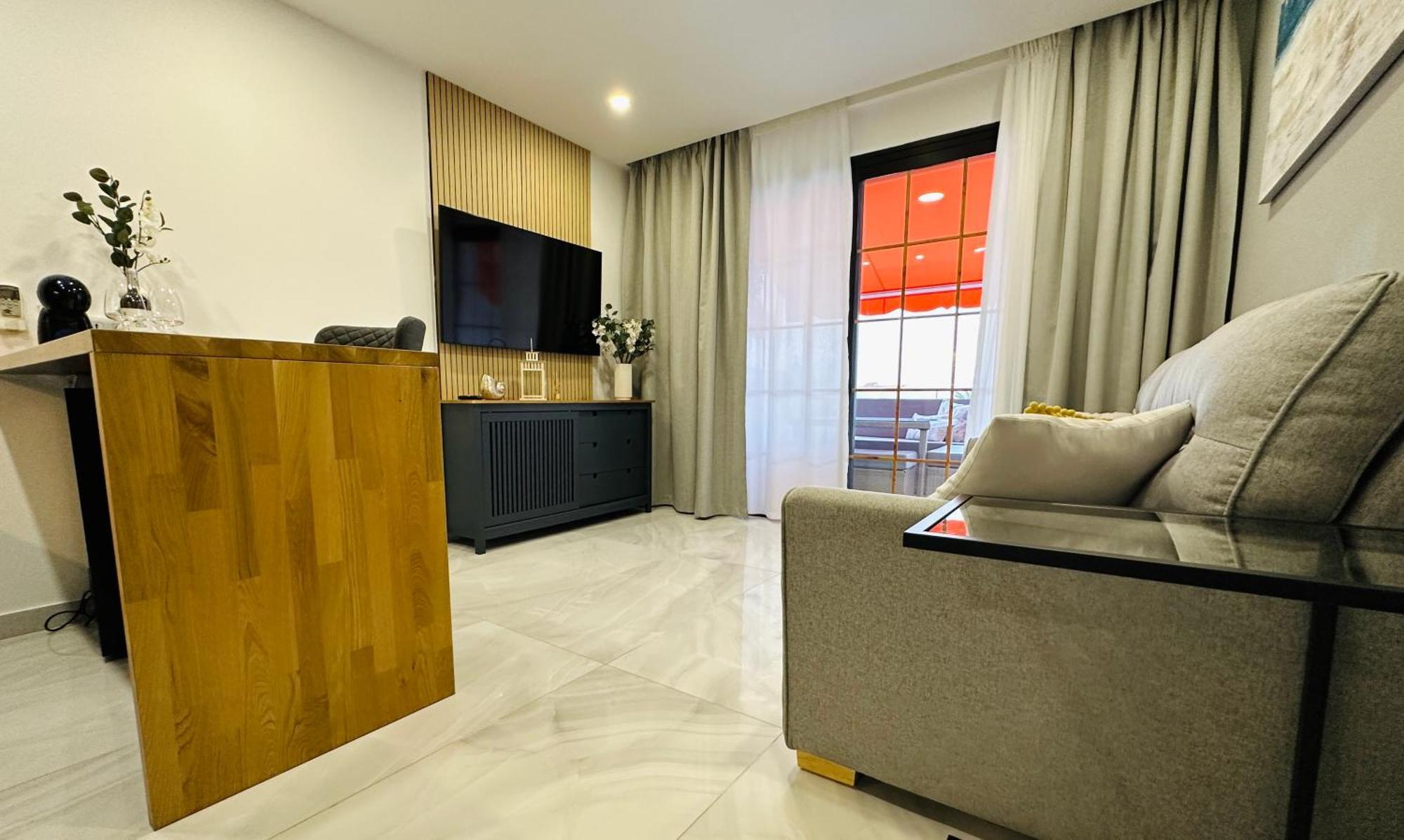 Luxury Diamond - Ocean View, Big Terraces, Air Con, Wifi Lägenhet Los Cristianos  Exteriör bild