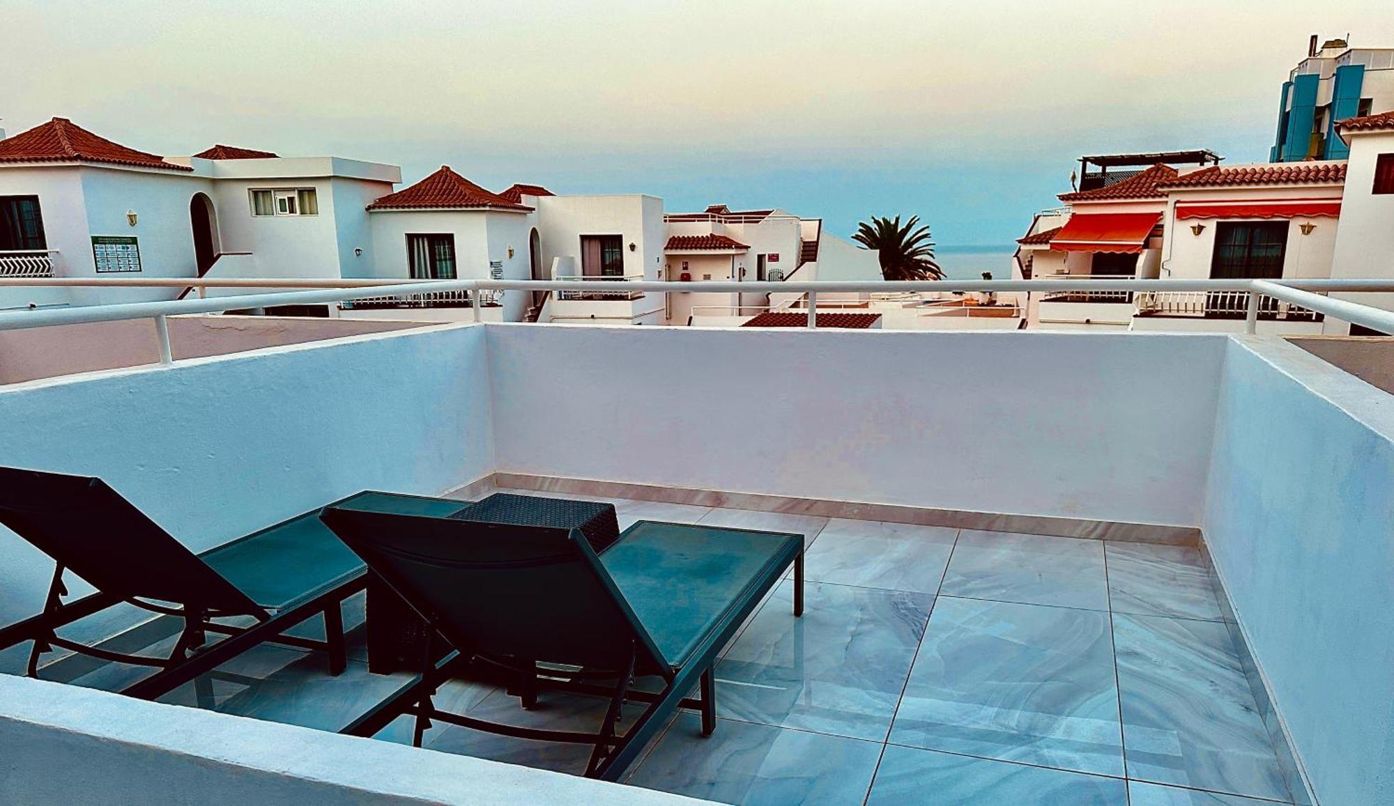 Luxury Diamond - Ocean View, Big Terraces, Air Con, Wifi Lägenhet Los Cristianos  Exteriör bild