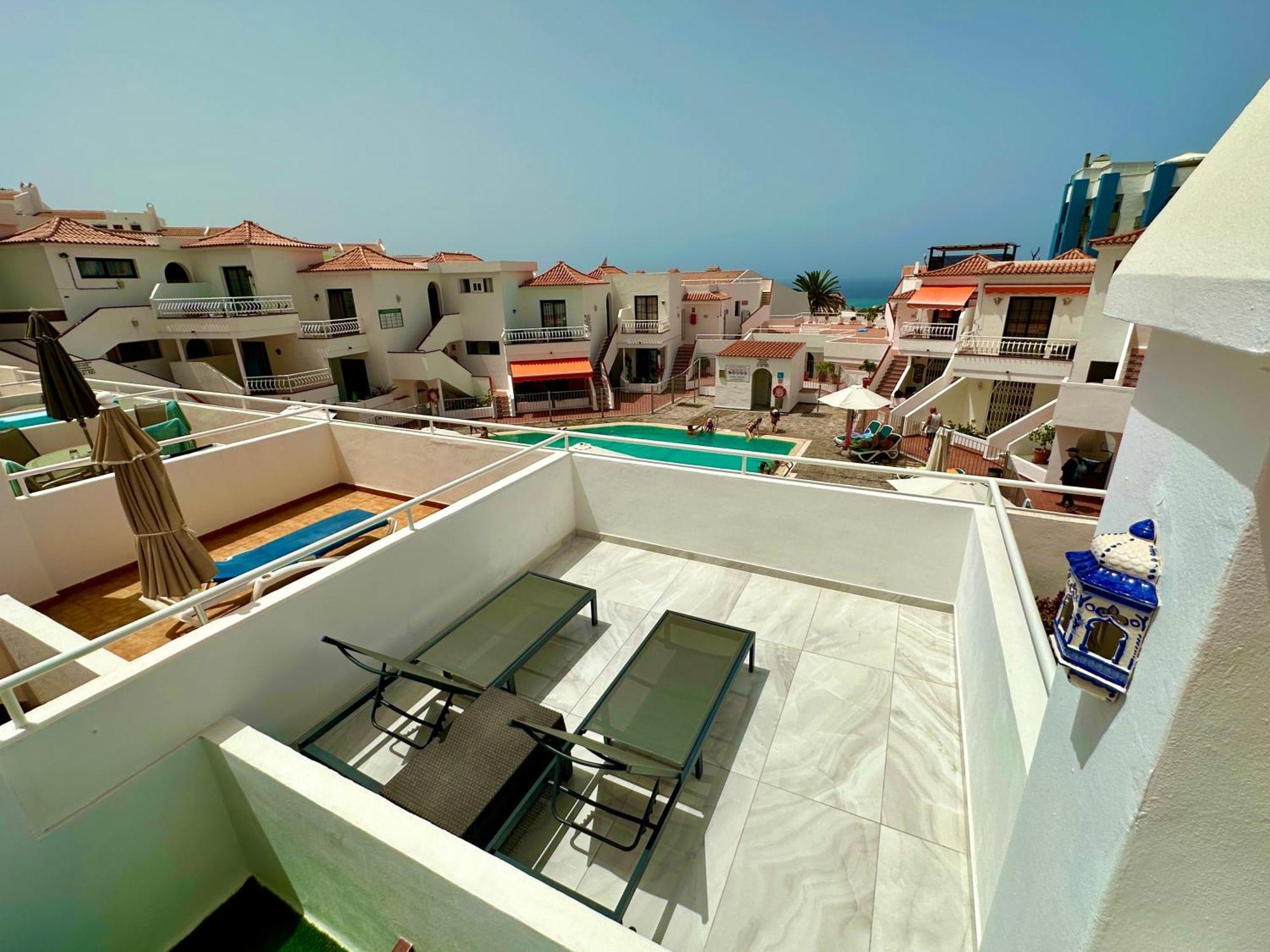 Luxury Diamond - Ocean View, Big Terraces, Air Con, Wifi Lägenhet Los Cristianos  Exteriör bild